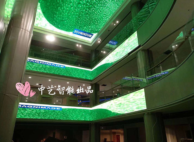中藝智能超大LED屏火爆河南南陽成“網紅天幕”